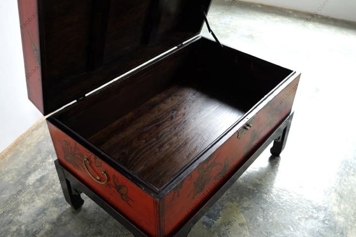 新古典茶几红蝴蝶宝箱 - 详情图 6