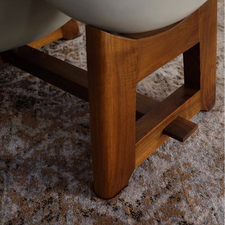 实木小茶几简约现代创意茶几简约个性客厅艺术现代风格(铜皮面款) - 4