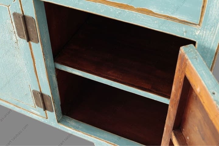 中式实木餐边柜 玄关柜 - 详情图 4