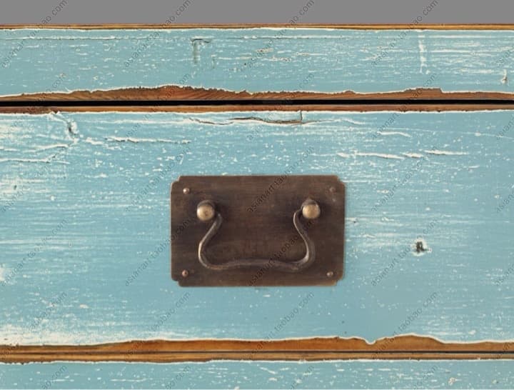 中式实木餐边柜 玄关柜 - 详情图 3