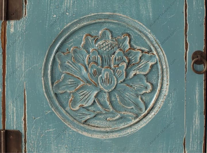 中式实木餐边柜 玄关柜 - 详情图 6