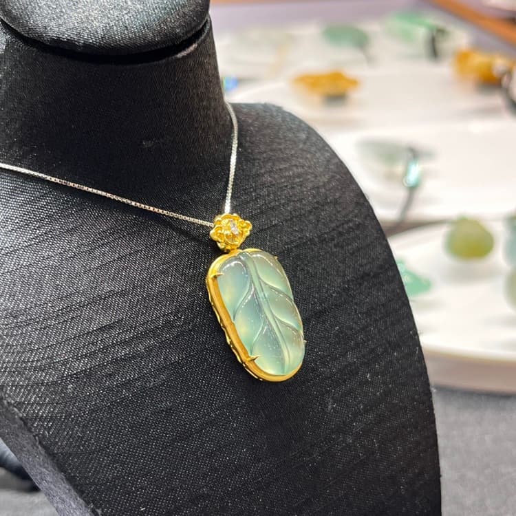 冰晴翡翠树叶 - 2