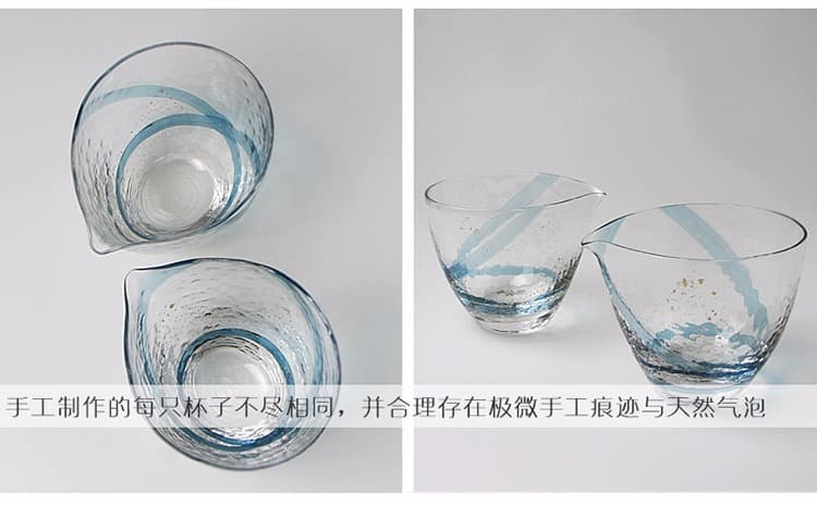 日本八千代 金箔蓝带公道杯 - 详情图 11