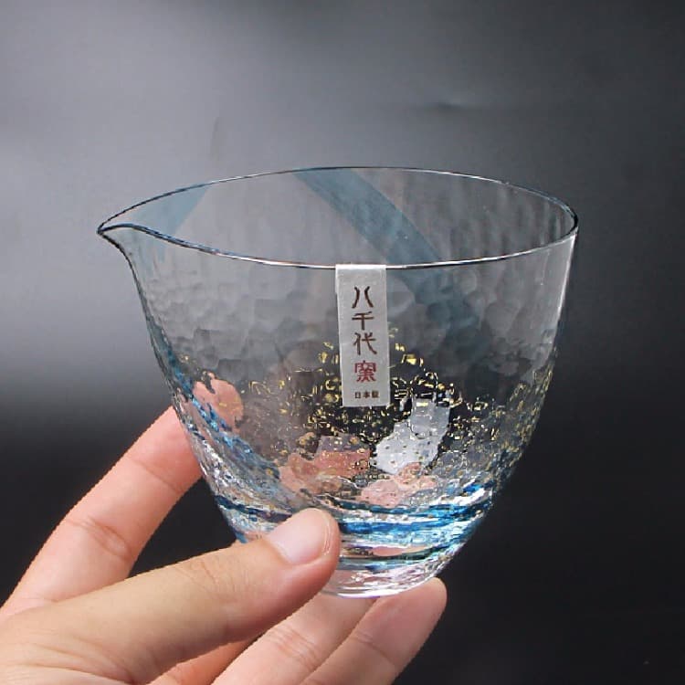 日本八千代 金箔蓝带公道杯 - 4