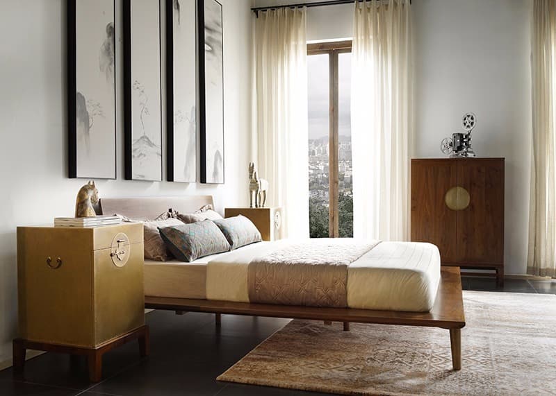 角几沙发边几床头柜黄金铜胡桃木简约客厅边几小茶几 - 详情图 6