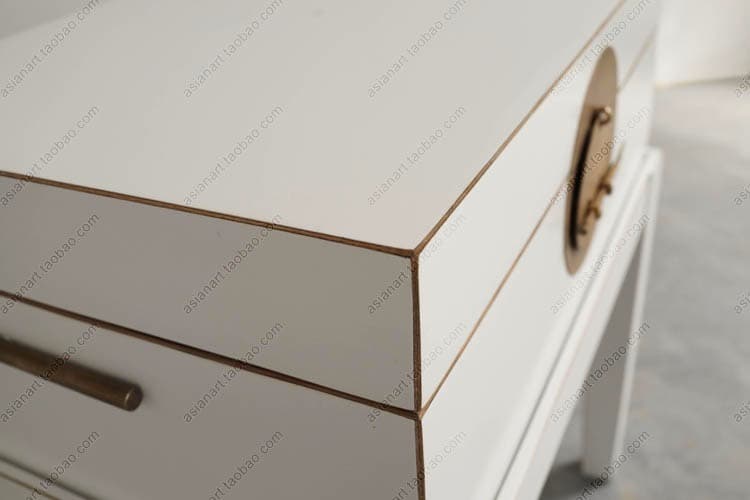 沙发边几中式贵妃箱(新款白) - 详情图 3