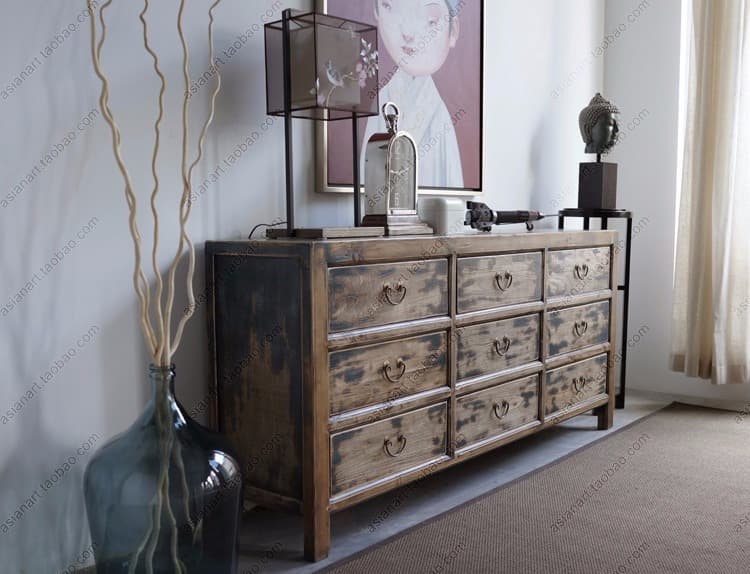 中式复古餐边柜 - 详情图 4