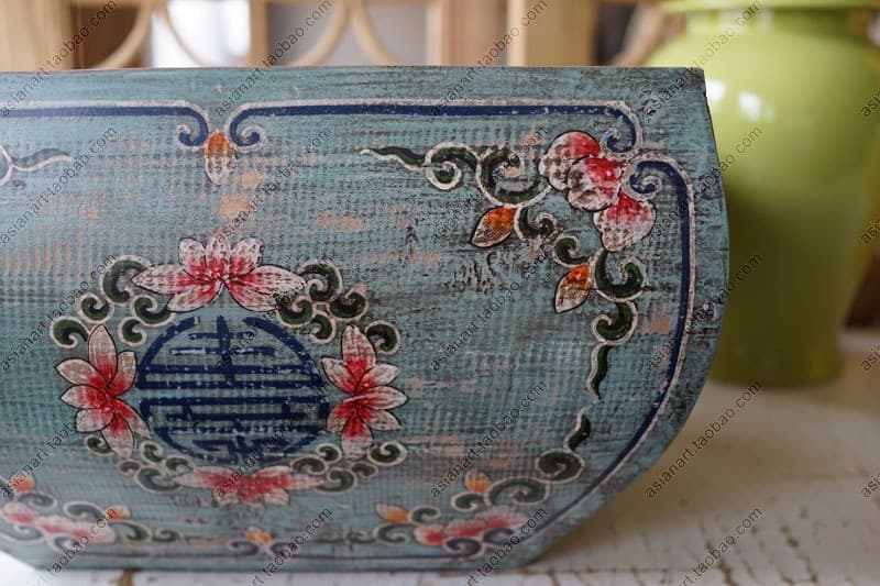 新中式手绘装饰储物日进斗金米斗 - 详情图 2