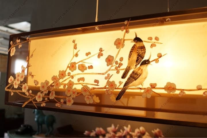 新中式手绘吊灯客厅灯120cm款 - 详情图 7