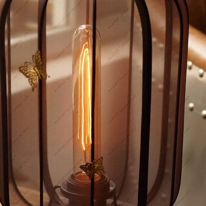 古典布艺床头客厅灯台灯【青纱帐】风之子 . - 详情图 5