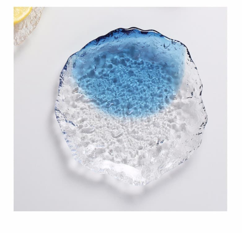 清露冰露玻璃壶承 杯垫 小果盘 - 详情图 4