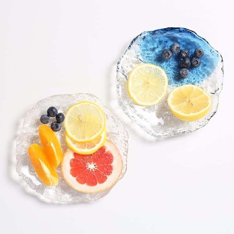 清露冰露玻璃壶承 杯垫 小果盘 - 4