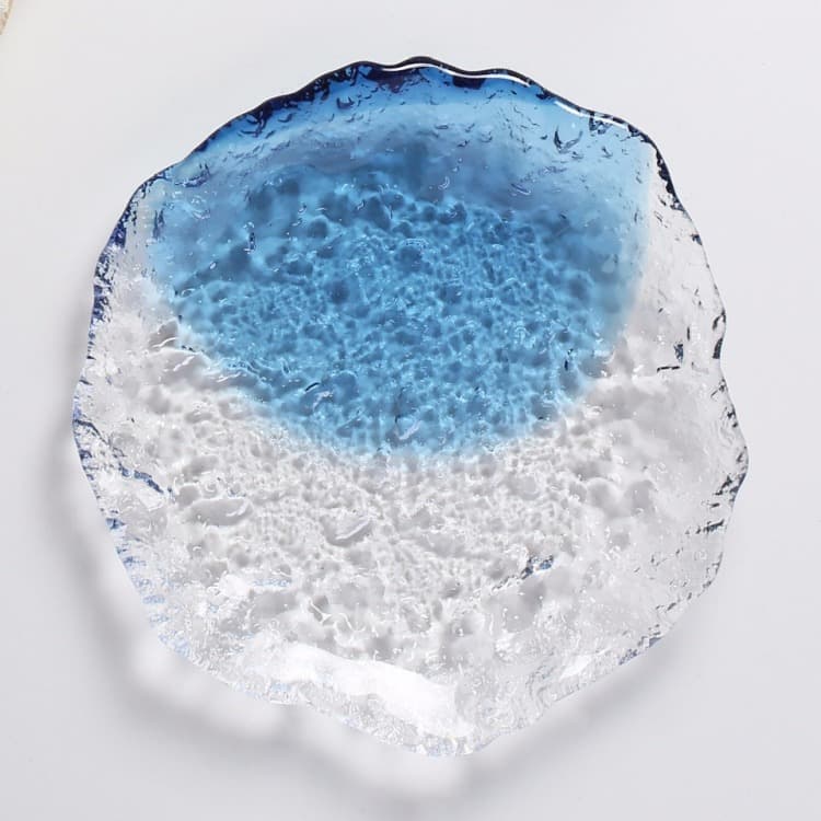 清露冰露玻璃壶承 杯垫 小果盘 - 2